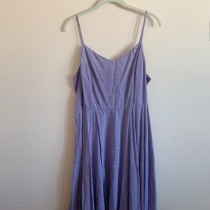 Old Navy Fit and Flare Dress in Purple